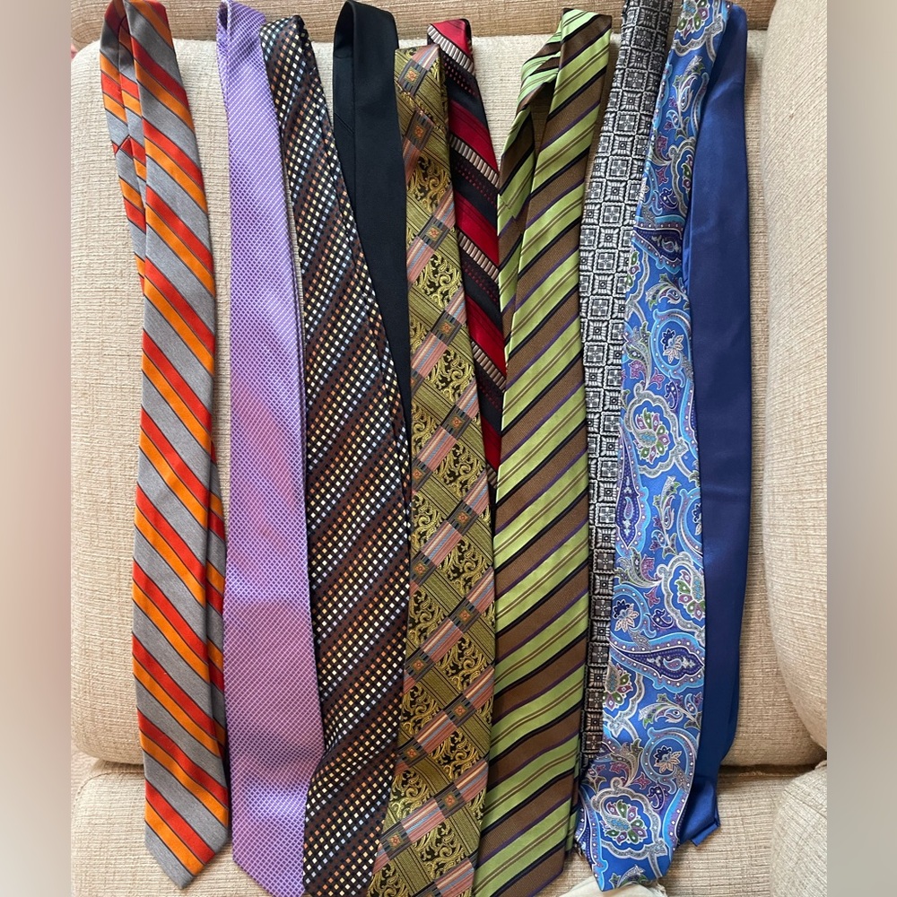 Set of 10 ties